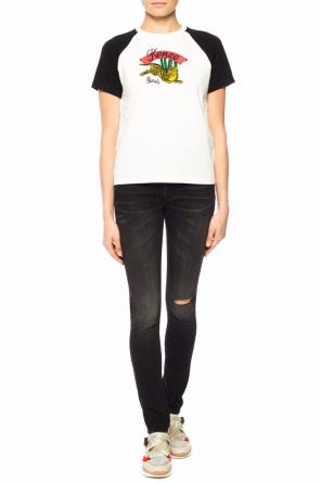 T-shirt with a tiger motif and logo, zdjęcie 2 T-shirt with a tiger motif and logo od Kenzo